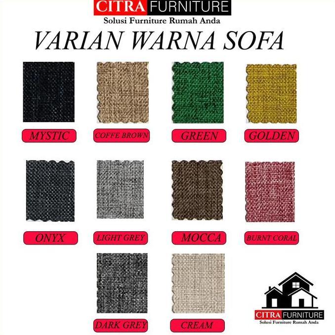 Sofa Kecil Puff Stools Bulat - Nevada Series