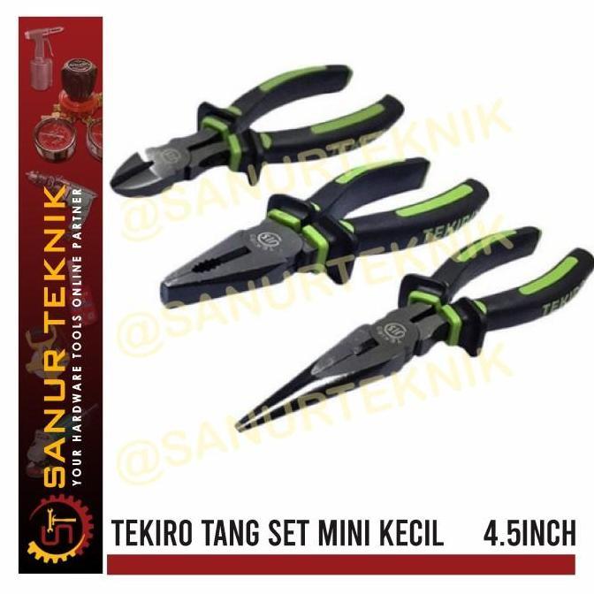 TEKIRO Tang Set Mini Kecil 4.5"