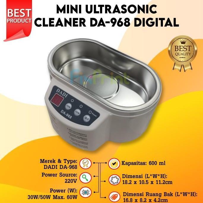 Mini Ultrasonic Cleaner DADI DA-968 + Timer