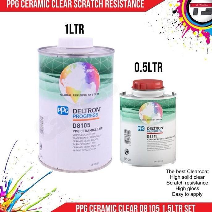 FARHANS_SELLER - CLEARCOAT PPG CERAMIC CLEAR D8105 2:1 ANTI SCRATCH  CAR PAINTING