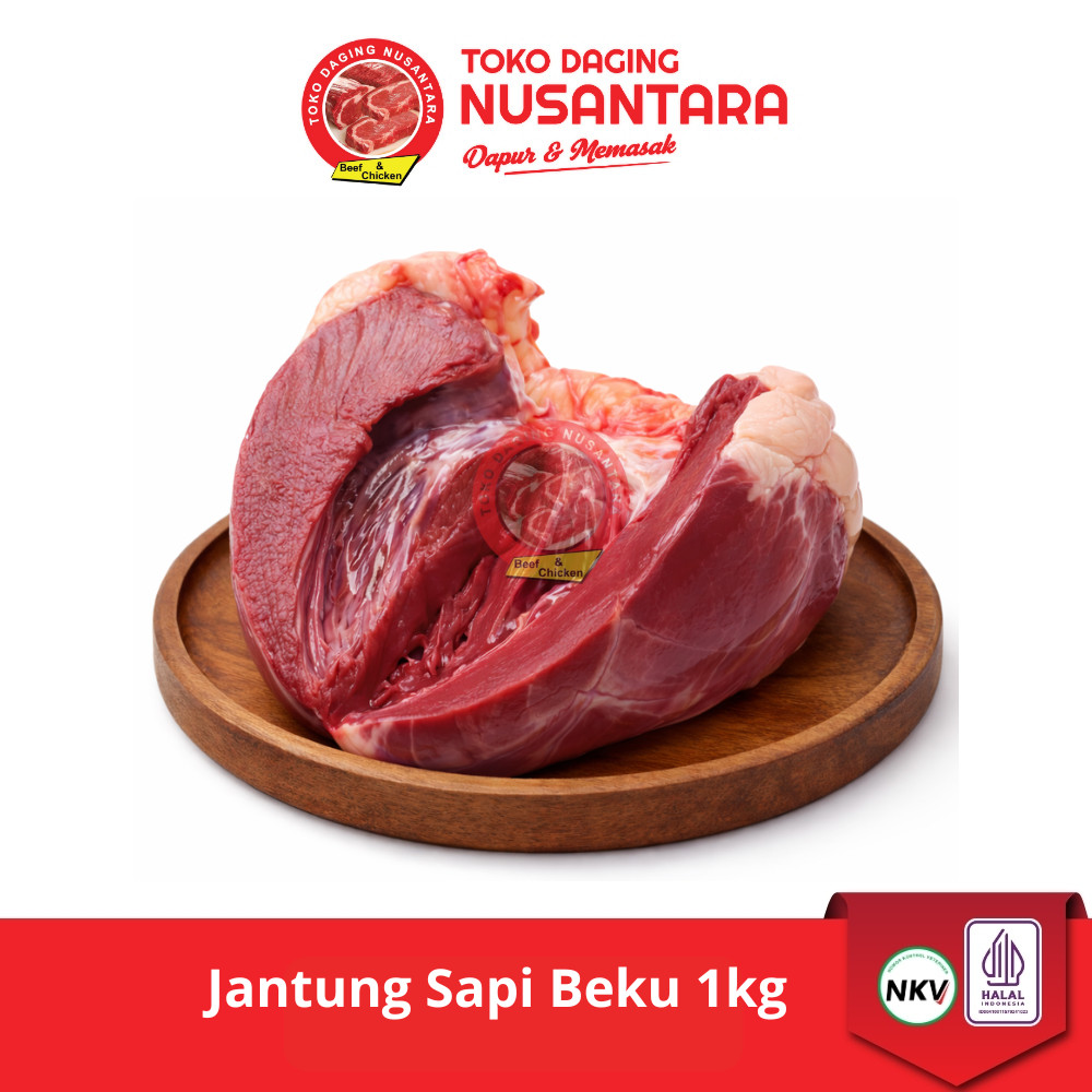 Jantung Sapi 1Kg Beku - Jantung Sapi Bersih 1Kg – Jantung Sapi Frozen | Toko Daging Nusantara