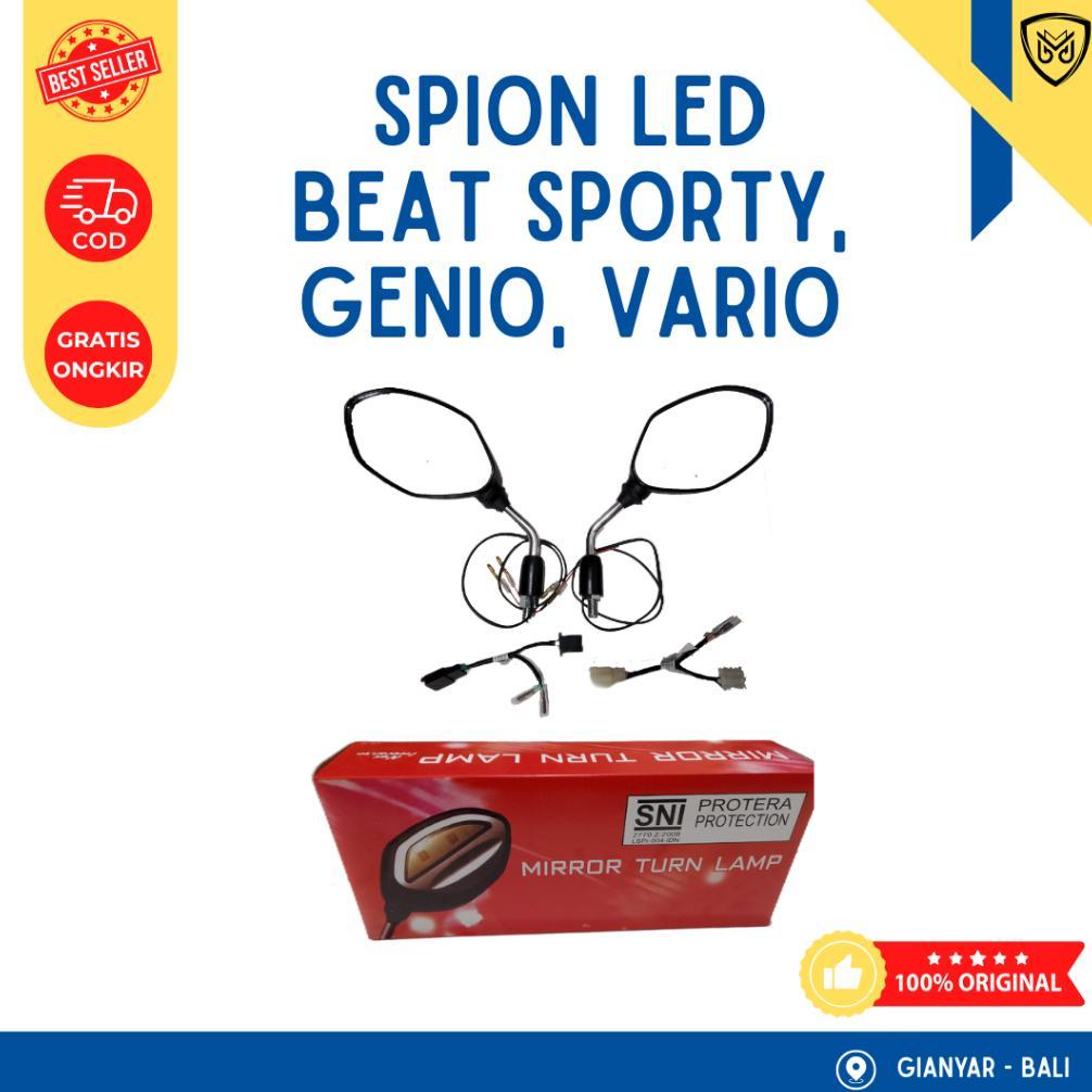 BESTPROMO Baru ORI AHM - Spion Lampu Menyala Spion LED (Beat, Genio, Vario, dll)