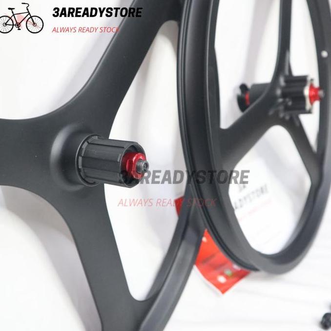 Wheelset / velg sepeda Seli ALLOY 22" inch 3 Palang ZER