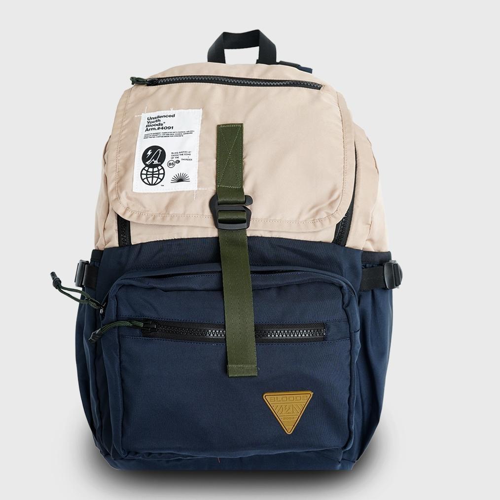 ORIGINAL BLOODS SERIES BACKPACK TAS PUNGGUNG RANSEL MAXTON 08 KHAKI NAVY