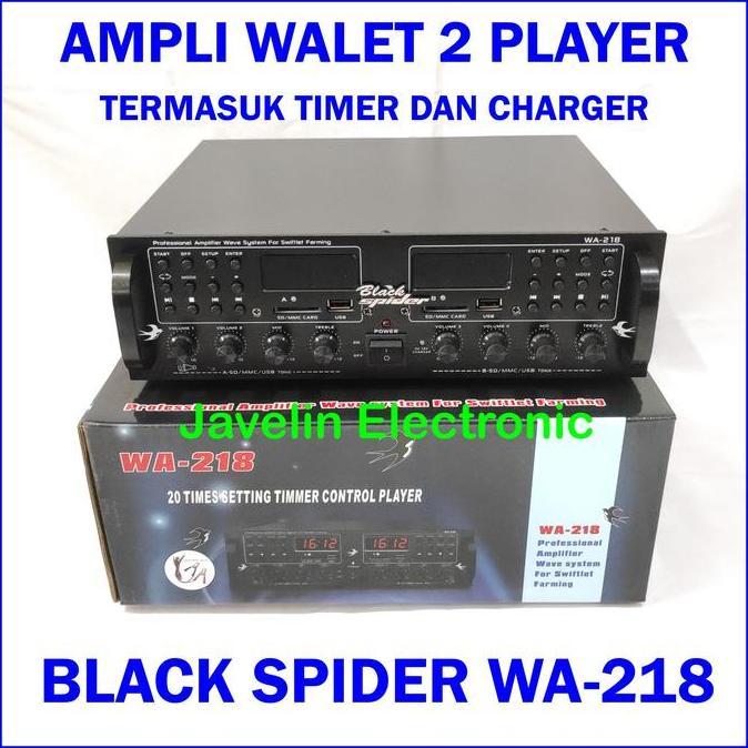 Ampli Walet Black Spider Bs Wa 218 / Amplifier Walet Bs Wa218 Terbaik