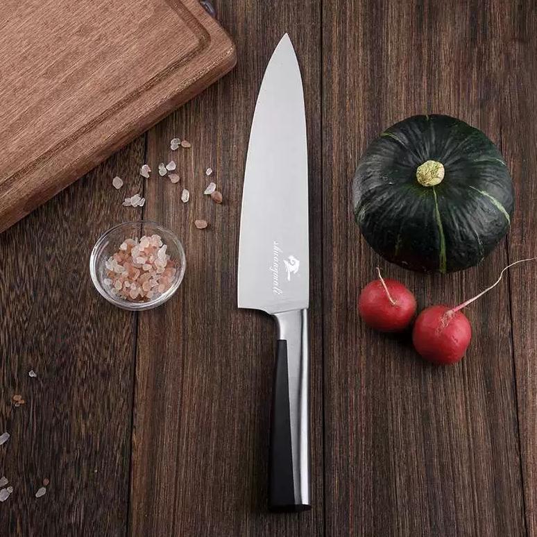 HOT PRODUCT MATOUGUI Set Pisau Dapur 7 Pcs Pisau Roti Pisau Daging Pisau Tulang Pisau Buah Stainless