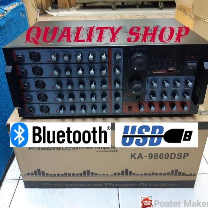 Power Mixer Megavox Ka-9950 Dsp Usb Sd Plus Prosesor Restock