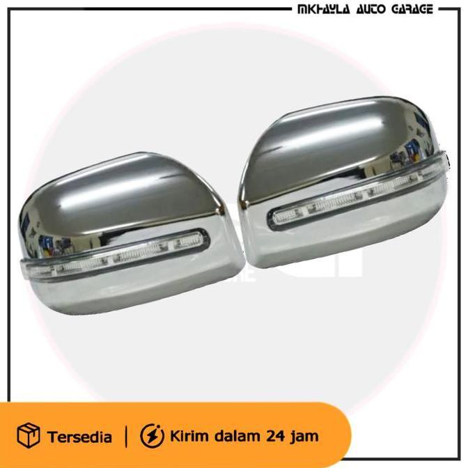 Cover Spion Chrome + Lampu Sein All New Avanza 2012-2018 Tipe G Hemat