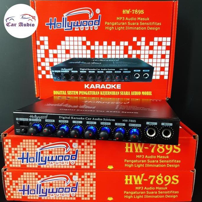 Parametrik Audio Mobil Pre Amplifier Karaoke Usb Equalizer Hollywood Restock