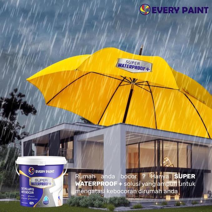 Jassminaa - Cat Anti Bocor Cat Waterproof Every Paint Super Waterproof + 4 Kg | Cat Tahan Air