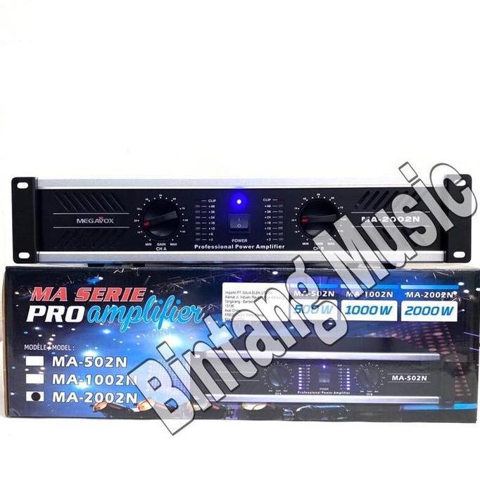 Power Amplifier Megavox Ma 2002N Original Profesional Ma2002N Megavox Diskon