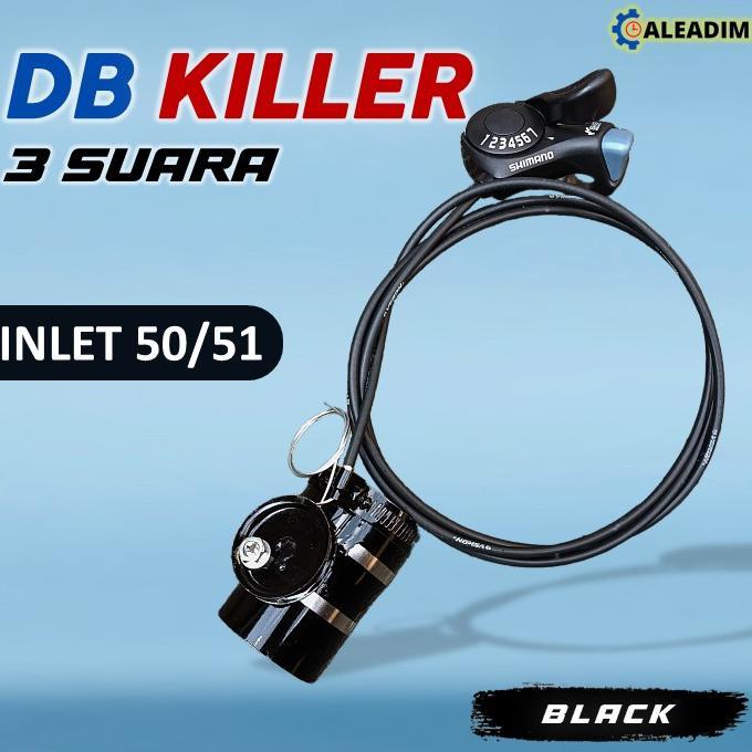 Terbaru Db Killer 3 Suara 50Mm Peredam Suara Knalpot Motor Racing