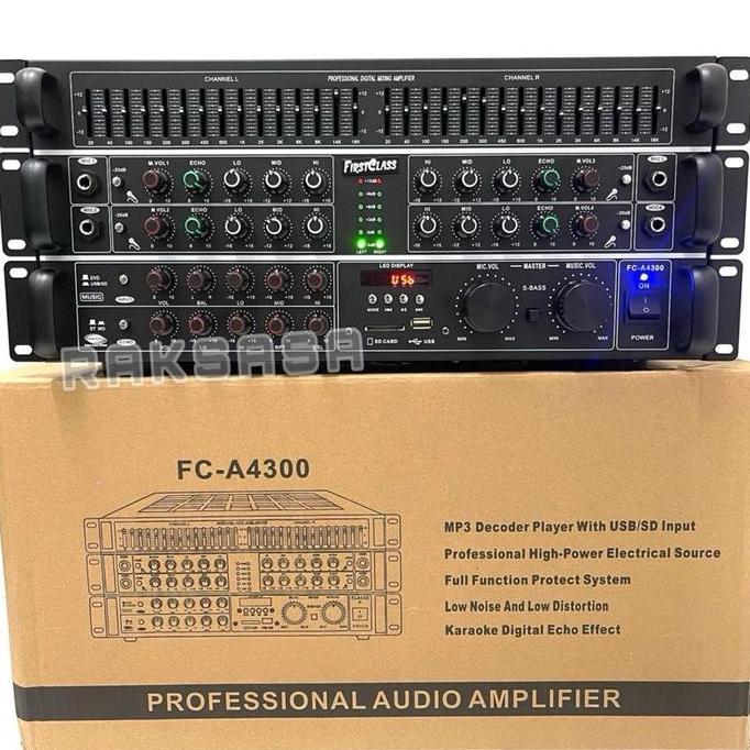 Amplifier Audio Firstclass Fc A4300 / Fca 4300 / Fca4300 First Class Harga Khusus