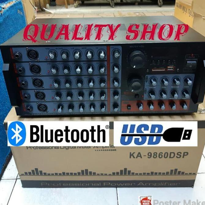 Power Mixer 5 Channel Megavox Usb Sd Plus Prosesor Bbe Promo