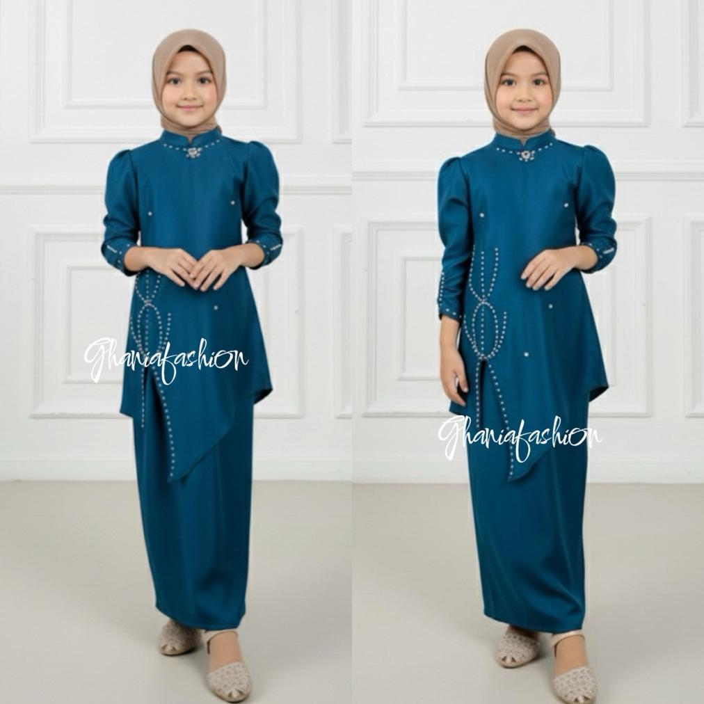Saless Oneset Kurung Melayu Anak Baju Lebaran Simple 2026