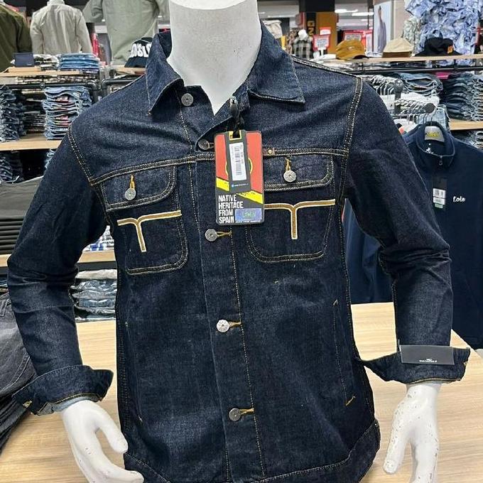 JAKET DENIM MERK LOIS ORIGINAL REGULER NEW ART Pria Nyaman