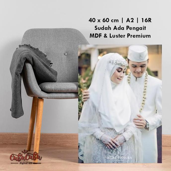 Cetak Foto Ukuran 30x40 A3 12R 60x40 16R Jumbo A2 Papan MDF 9mm