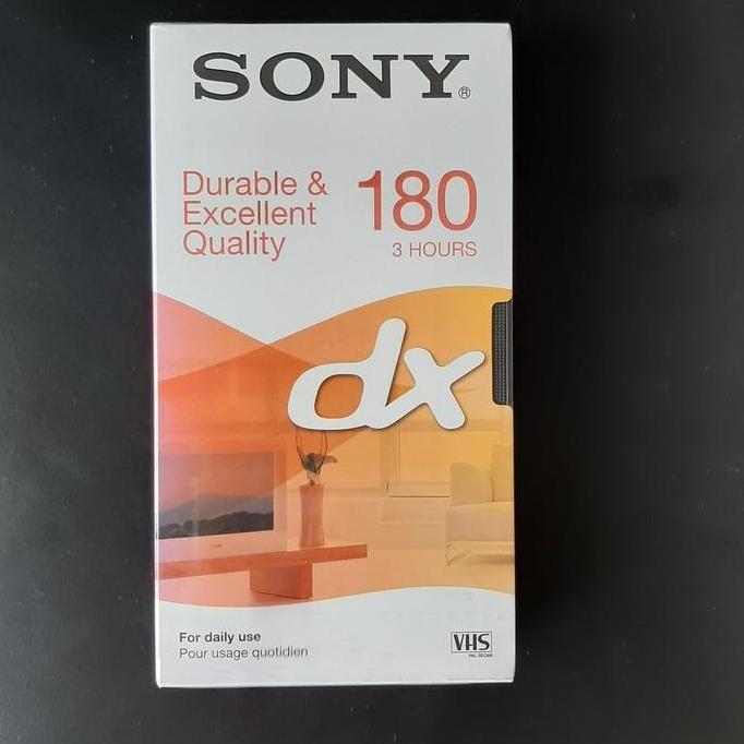 VHS Sony Video Casette kosong tape kaset vhs 180 Produk Original