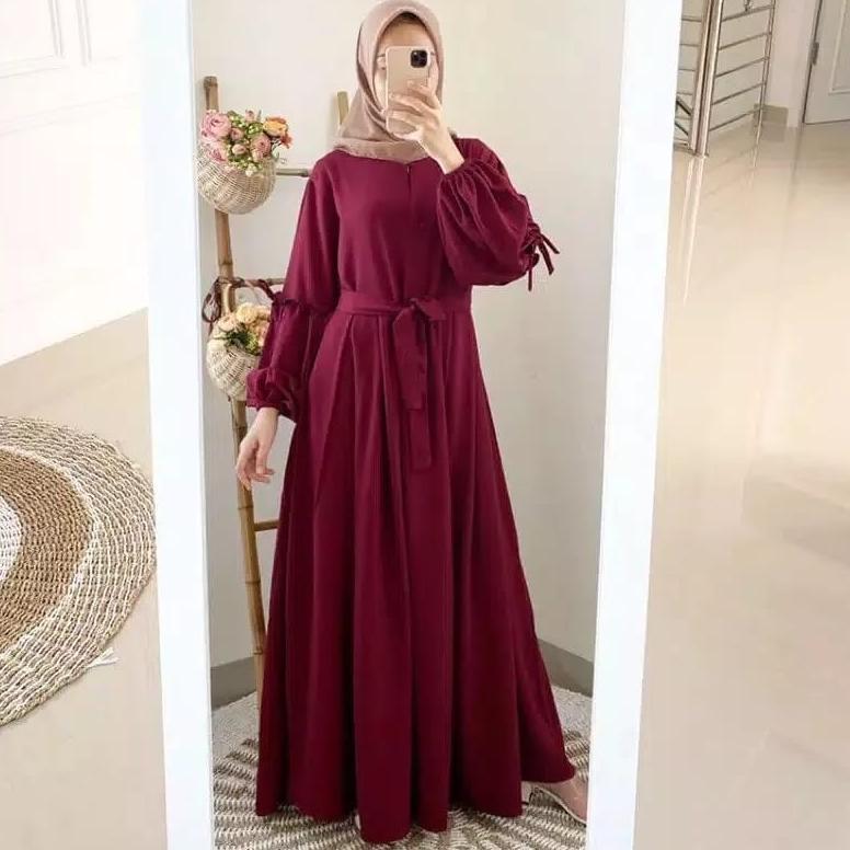 AESPA MAXI DRESS / GAMIS WANITA / GAMIS MUSLIM