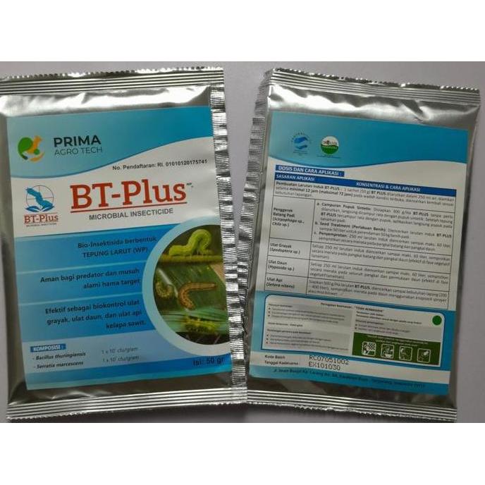 BT Plus - Bio Insektisida - Insektisida Organik - 50 gram