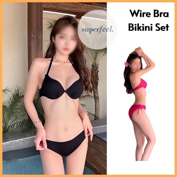 SFL KUALITAS PREMIUM BIKINI BRA WIRED KAWAT ANTI MELOROT PUSH UP CUP A B C WANITA MODEL IKAT Y LINGE