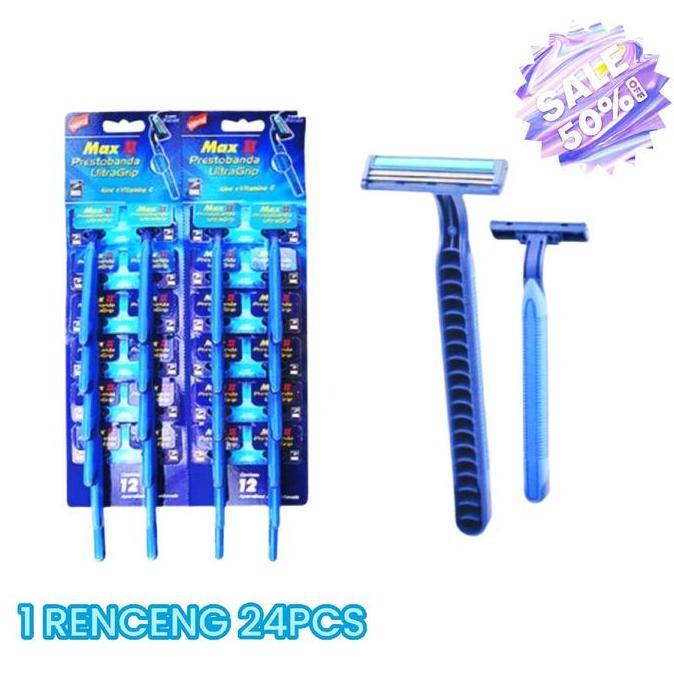 Pisau Cukur Kumis Jenggot renceng 24pcs