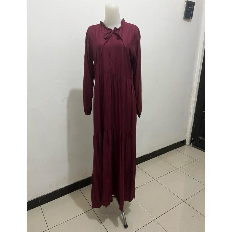 Gamis Rayon Twill Premium Polos