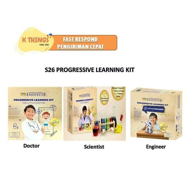 Ready S26 Progressive Learning Kit Little Scientist Mainan Edukasi Anak 5th murah