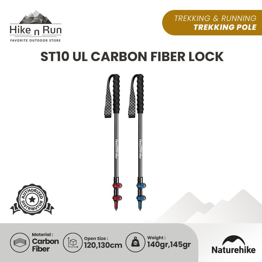 Naturehike NH19S010-T ST10 Trekking Pole Carbon Ringan