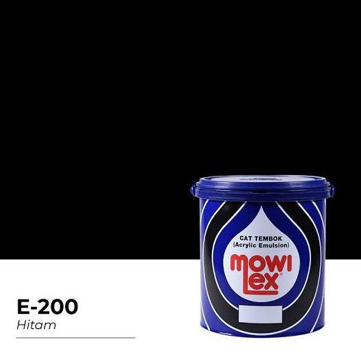 Cat Tembok Mowilex E200 Hitam 2,5L Gallon Mowilex E-200 Interior Best Quality
