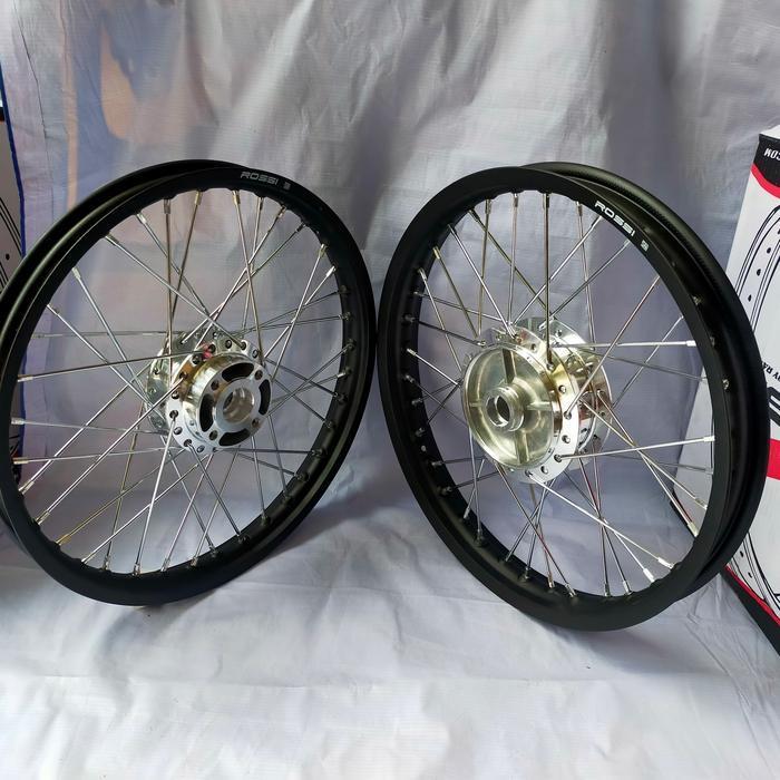 sepaket velg set rossi 140 x 17 tromol set jari2 jupiter z vega fizr