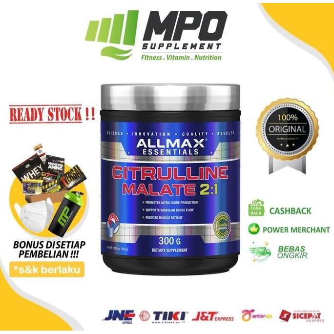 Allmax Citrulline Malate 2:1 (300gr) Muscular Endurance Enhancer