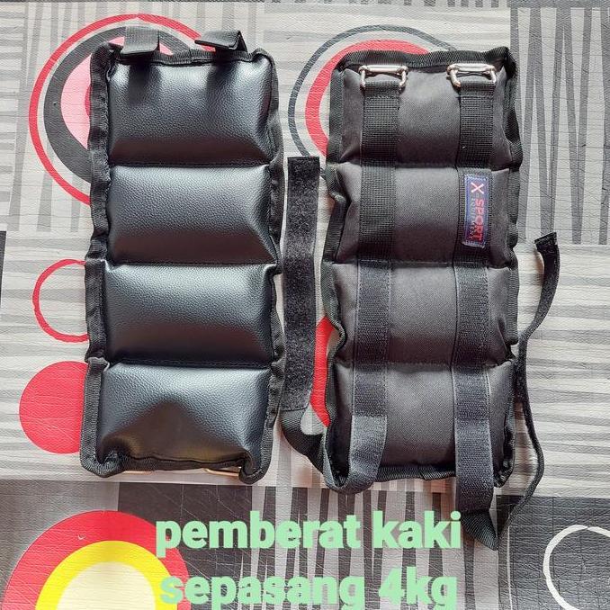 Pemberat kaki 4kg bendel kaki fitness Penguat otot kaki beban olahraga