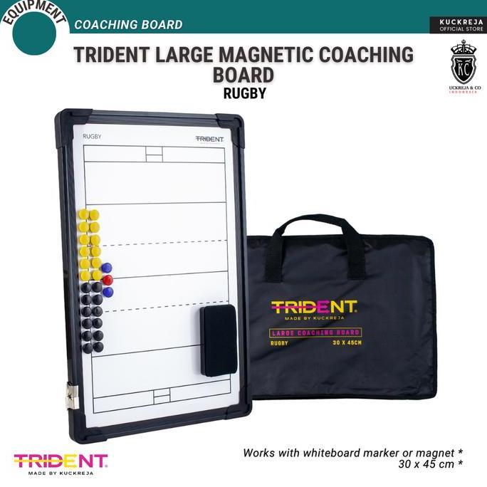 Trident Large Magnetic Coaching Board Rugby
