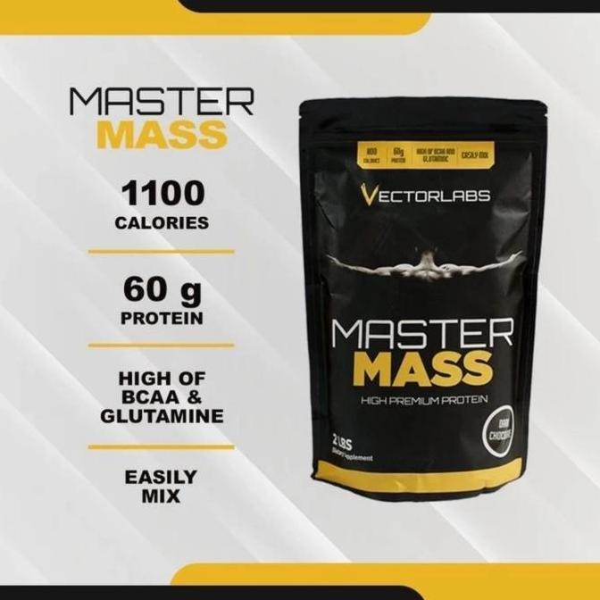 VECTORLABS VL MASTER MASS 2 LBS 900 GR GAINER 4 SERVING