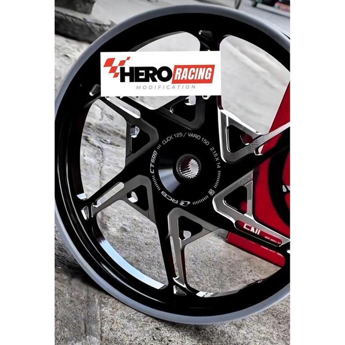 RCB VELG CT600 VARIO 125 VARIO 150 185/215-14 MERAH