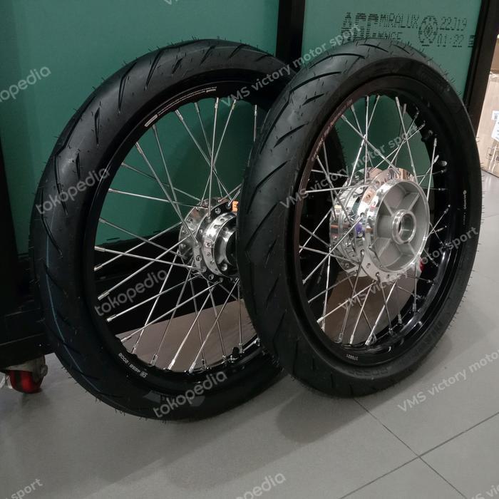 velg set jari jari RX king Vixion Jupiter x MX ban Pirelli ring 17