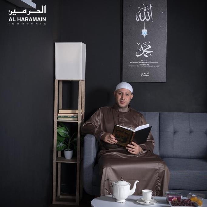 Hot Promo, Al Haramain Jubah / Gamis Viet Dewasa / Remaja & Anak | Coklat Tua