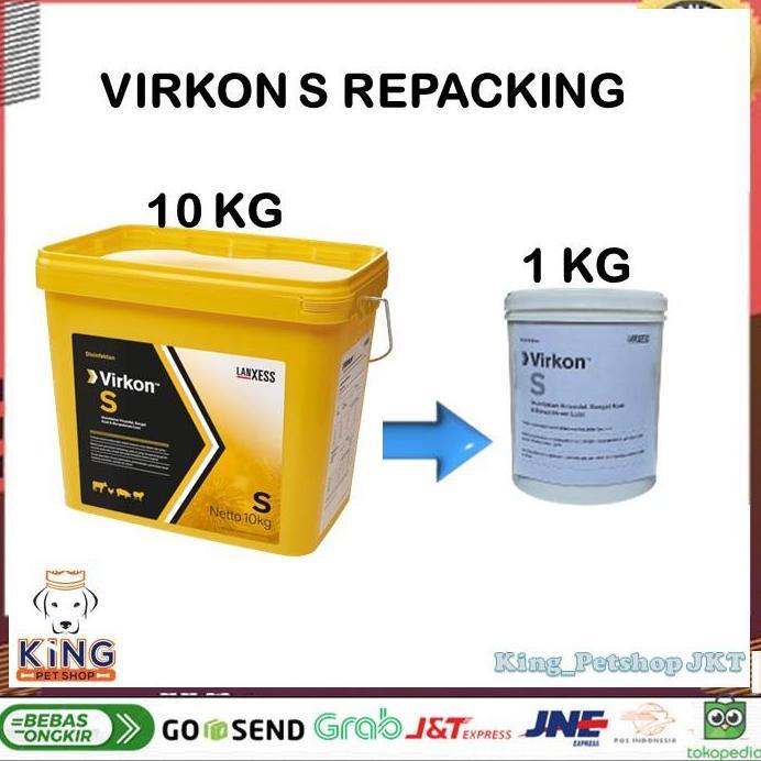 virkon s 1 kg desinfectan
