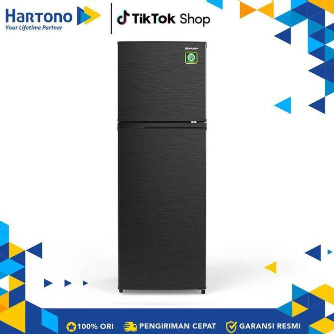 Sharp Kulkas Kecil 2 Pintu Small 2 Door Refrigerator SJ316MNHS