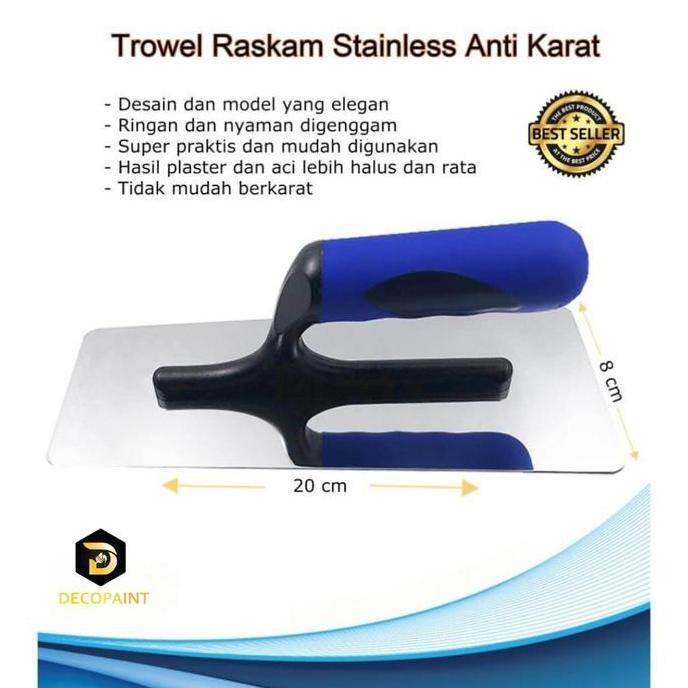 Trowel Raskam Stainless Tahan Karat