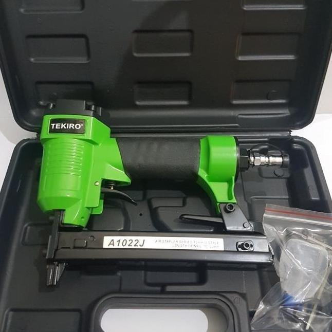 Tekiro 1022J Air Nailer Stapler Gun Mesin Staples Angin Paku Tembak