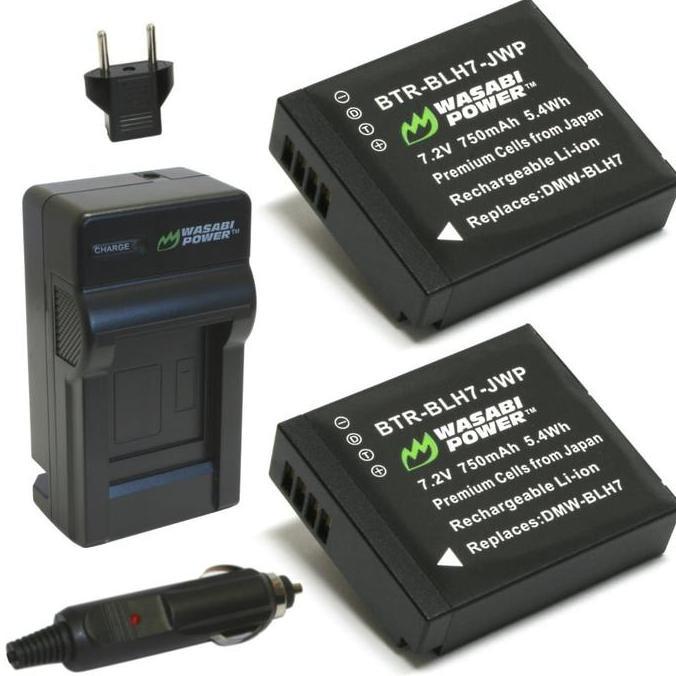 tokomasdedet9 - Wasabi Power Battery & Charger KIT for Panasonic DMW-BLH7 DMW-BLH7E DMW BLH7 BLH7E L