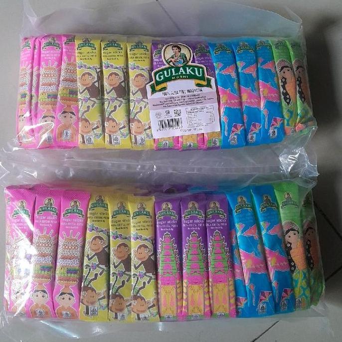 Gulaku Putih gula stick pack 250 sticks x 8gr GNB