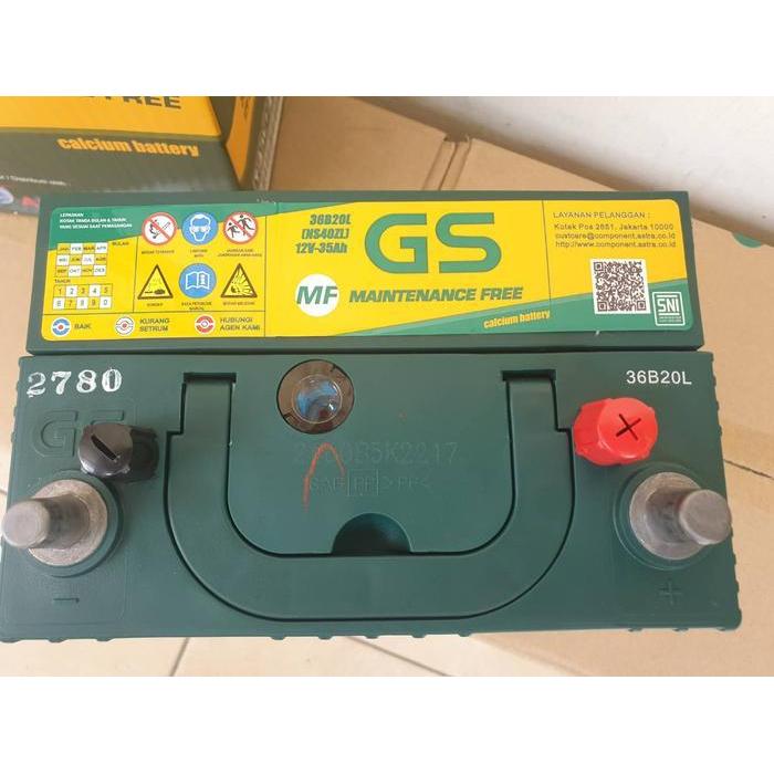 Aki Mobil Agya, Ayla, Calya, Sigra  Ns40Zl Gs Astra Mf Aki Kering Original Dan Terpercaya