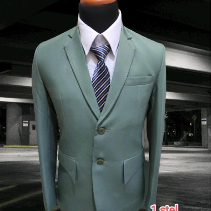 1 stel Jas nikah manten wedding bahan semi woll jas taro, jas hitam, jas gold, lilac, jas sage gran 