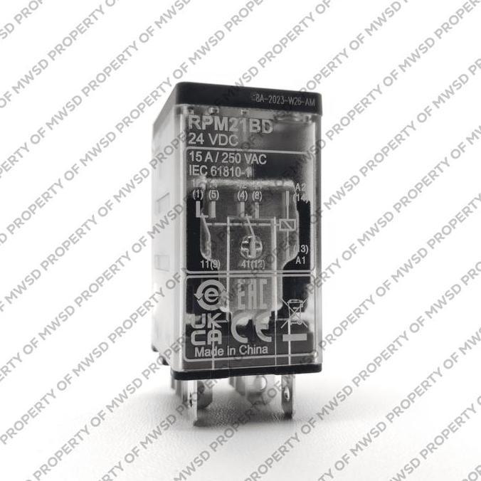 Schneider Relay Plug In 2Co 15A Tanpa Led 24Vdc Rpm21Bd Forsale