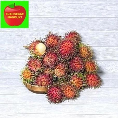 Frutting- Buah Rambutan Segar Manis Per Box 1.000 Gram