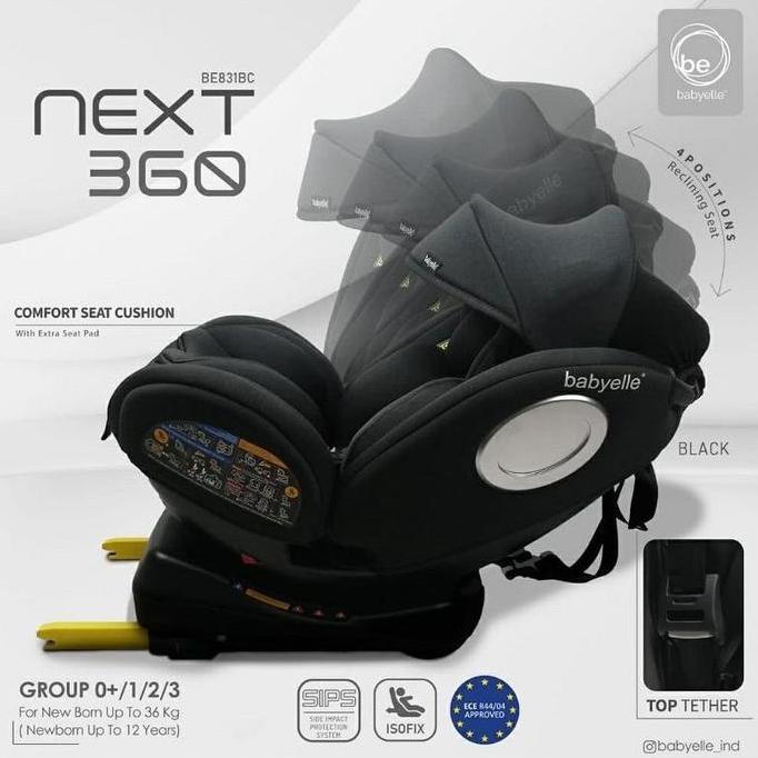Car seat babyelle next 360