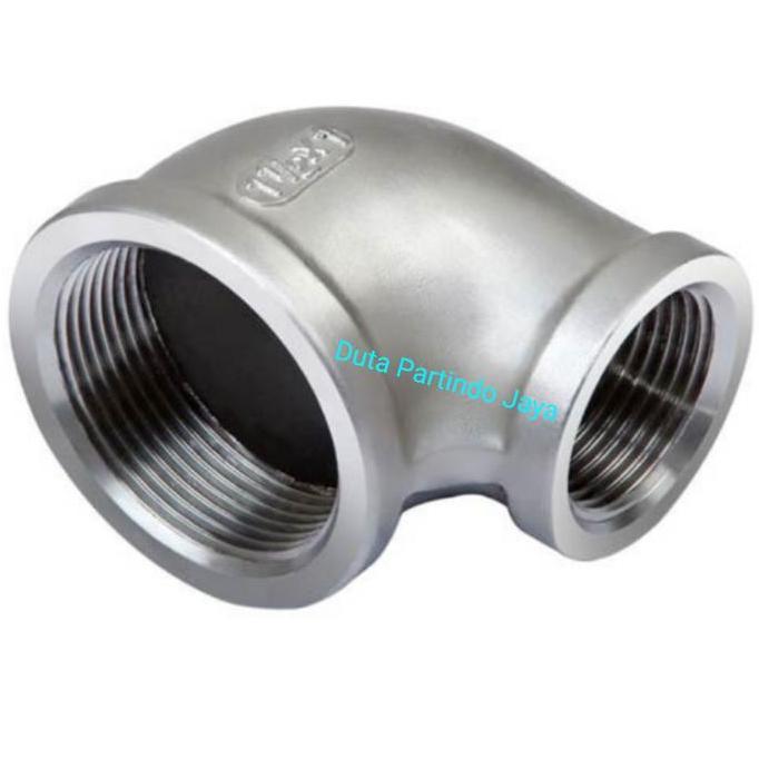 V-Sok Elbow / Reducer Elbow Stainless Drat 2 X 1 1/4 Inchi Termurah